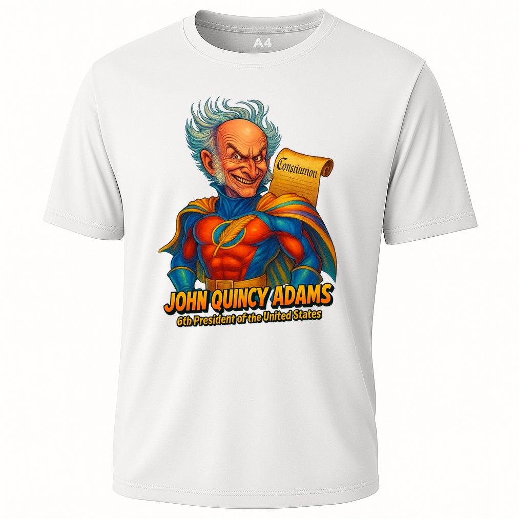 The Presidential Chronicles John Quincy Adams Cooling Performance Crew T-Shirt