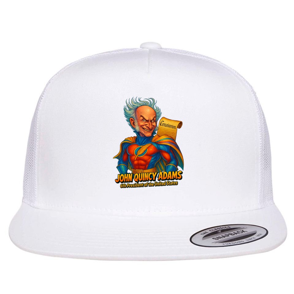 The Presidential Chronicles John Quincy Adams Flat Bill Trucker Hat