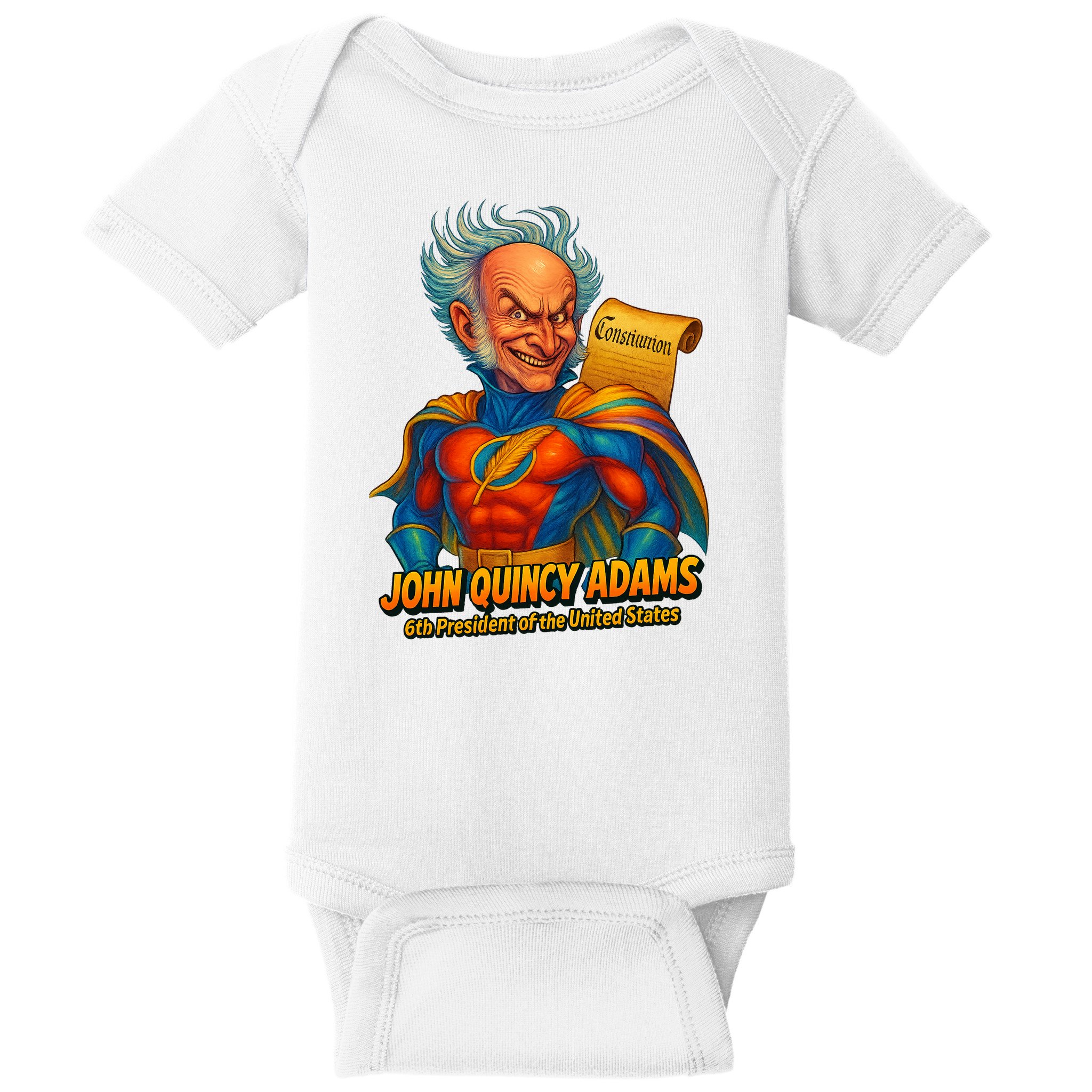 The Presidential Chronicles John Quincy Adams Baby Bodysuit