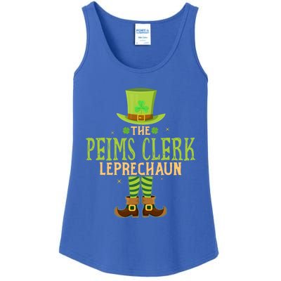 The Peims Clerk Leprechaun Funny Matching St Patricks Day Great Gift Ladies Essential Tank