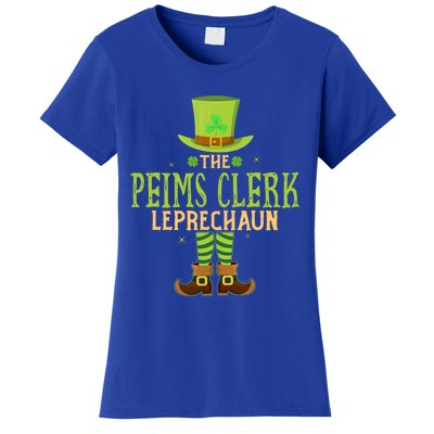 The Peims Clerk Leprechaun Funny Matching St Patricks Day Great Gift Women's T-Shirt