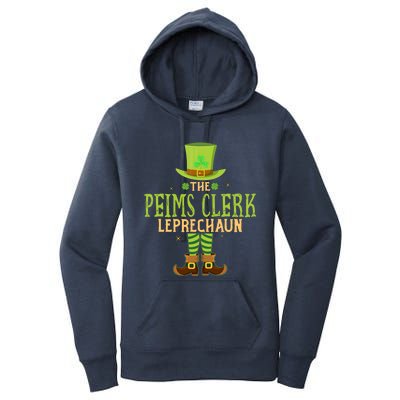 The Peims Clerk Leprechaun Funny Matching St Patricks Day Great Gift Women's Pullover Hoodie