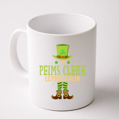 The Peims Clerk Leprechaun Funny Matching St Patricks Day Great Gift Coffee Mug