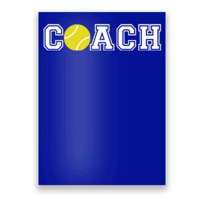 Tennis Player Coach Sports Dad Gift For Tennis Trainer Meaningful Gift Poster