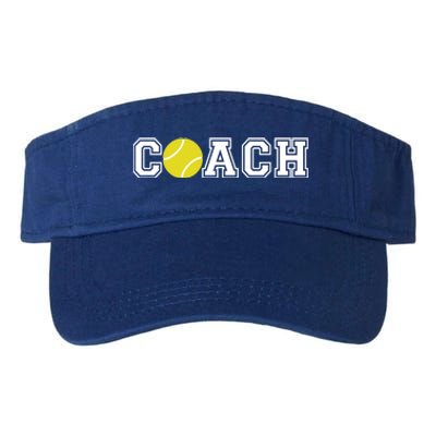 Tennis Player Coach Sports Dad Gift For Tennis Trainer Meaningful Gift Valucap Bio-Washed Visor