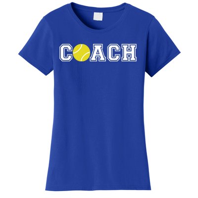 Tennis Player Coach Sports Dad Gift For Tennis Trainer Meaningful Gift Women's T-Shirt