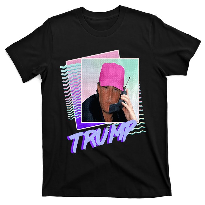 Trump Pink Cap Making Phone Call T-Shirt