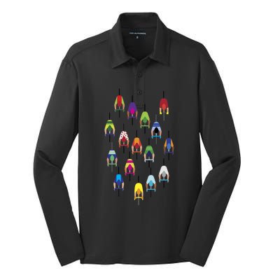 The Peloton – Cyclists Active Silk Touch Performance Long Sleeve Polo