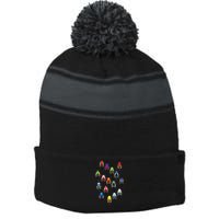 The Peloton – Cyclists Active Stripe Pom Pom Beanie