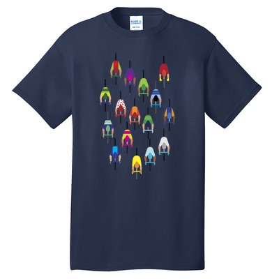 The Peloton – Cyclists Active Tall T-Shirt