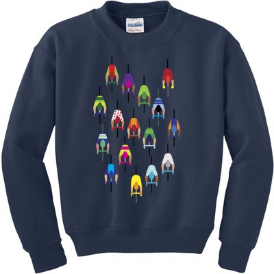 The Peloton – Cyclists Active Kids Sweatshirt