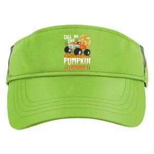 The Pumpkin Crusher Halloween Monster Truck Gift Adult Drive Performance Visor