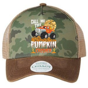 The Pumpkin Crusher Halloween Monster Truck Gift Legacy Tie Dye Trucker Hat