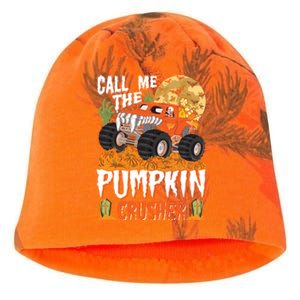 The Pumpkin Crusher Halloween Monster Truck Gift Kati - Camo Knit Beanie