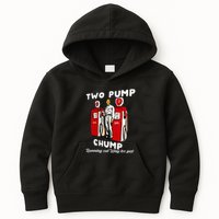 Two Pump Chump Running Out Way Too Fast Funny Quote Kids Hoodie