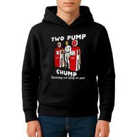 Two Pump Chump Running Out Way Too Fast Funny Quote Kids Hoodie