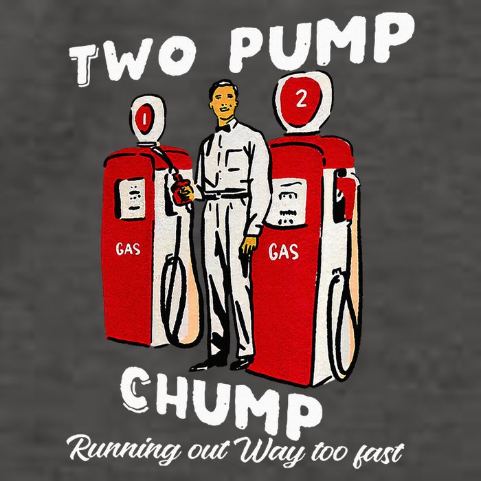 Two Pump Chump Running Out Way Too Fast Funny Quote Vector Backpack