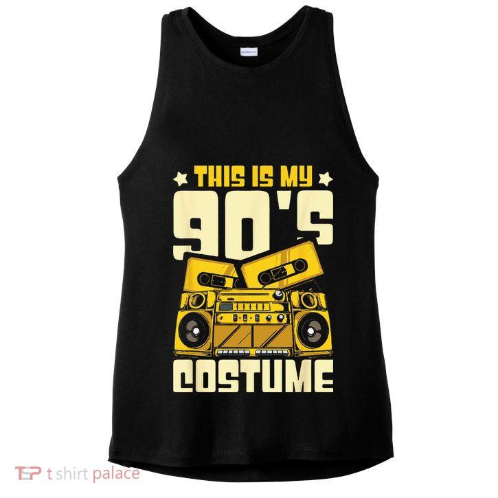 Theme Party Costume 90s Ladies PosiCharge Tri-Blend Wicking Tank