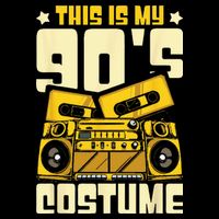 Theme Party Costume 90s Cooling Performance Crew T-Shirt