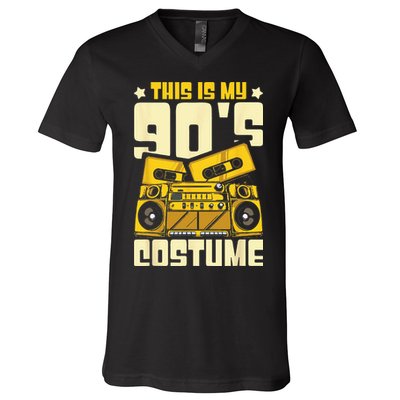 Theme Party Costume 90s V-Neck T-Shirt
