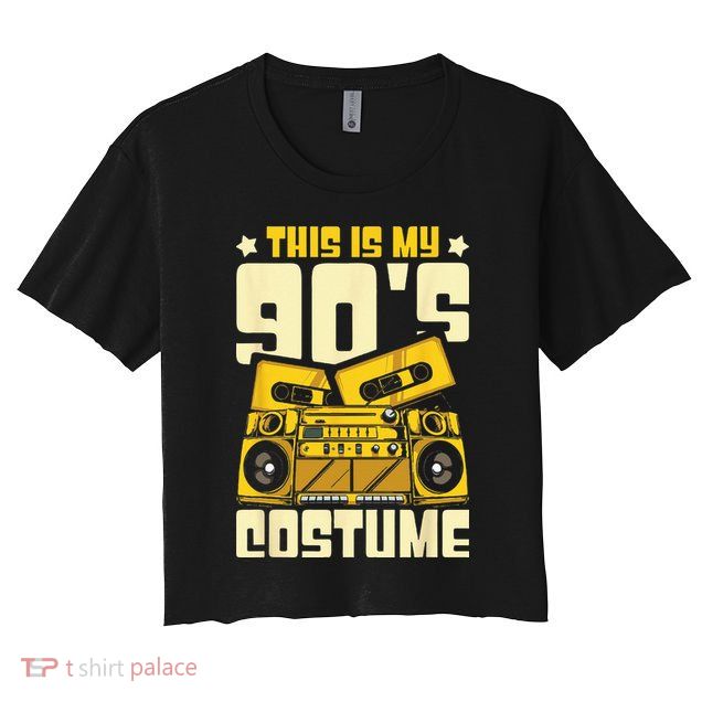 Theme Party Costume 90s Crop Top