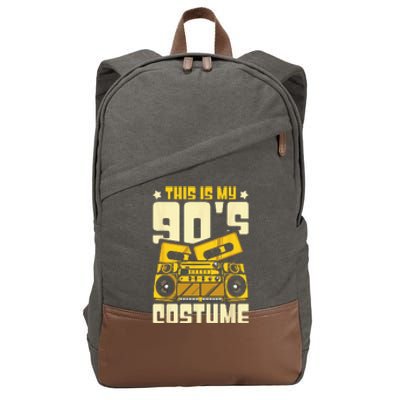 Theme Party Costume 90s Cotton Canvas Backpack