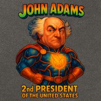 The Presidential Chronicles John Adams Cotton Canvas Backpack