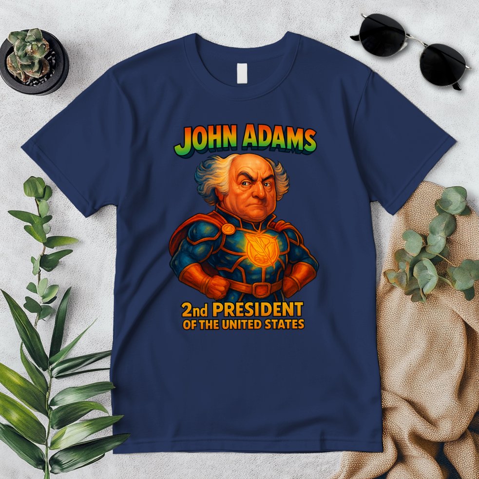 The Presidential Chronicles John Adams Premium T-Shirt