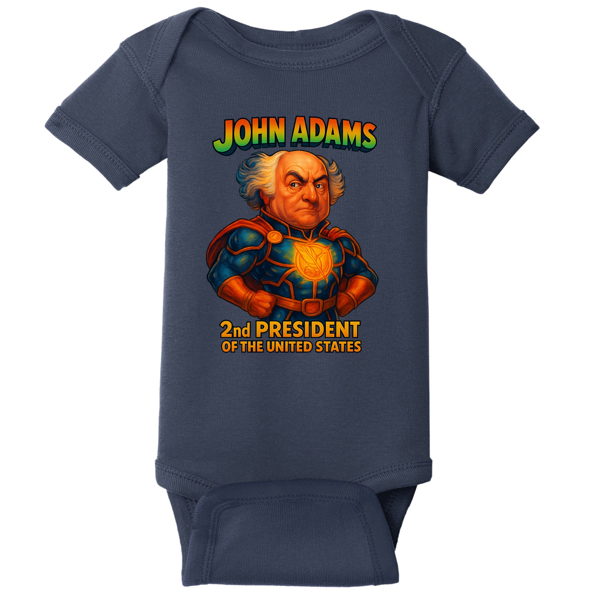 The Presidential Chronicles John Adams Baby Bodysuit