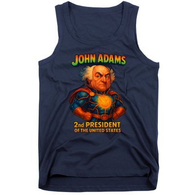 The Presidential Chronicles John Adams Tank Top