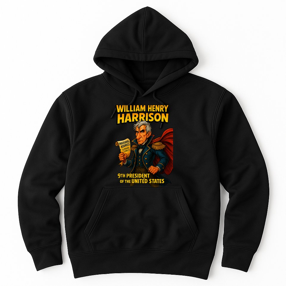 The Presidential Chronicles William Henry Harrison Hoodie