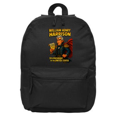 The Presidential Chronicles William Henry Harrison 16 in Basic Backpack