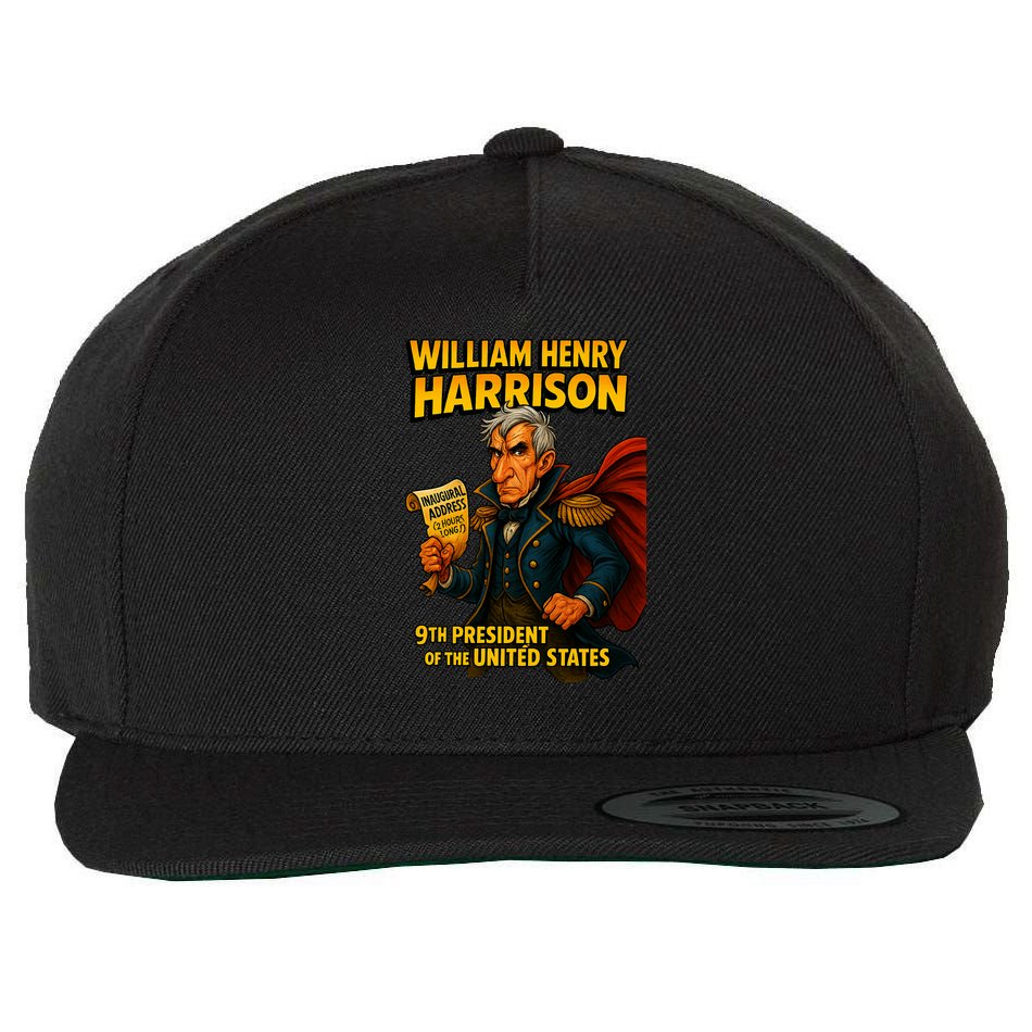 The Presidential Chronicles William Henry Harrison Wool Snapback Cap