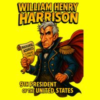 The Presidential Chronicles William Henry Harrison Women's V-Neck T-Shirt
