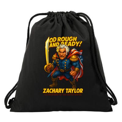 The Presidential Chronicles Zachary Taylor Drawstring Bag