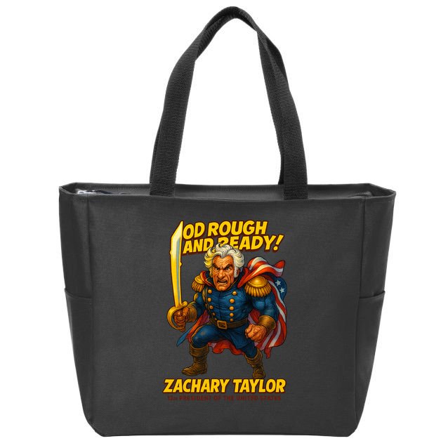 The Presidential Chronicles Zachary Taylor Zip Tote Bag