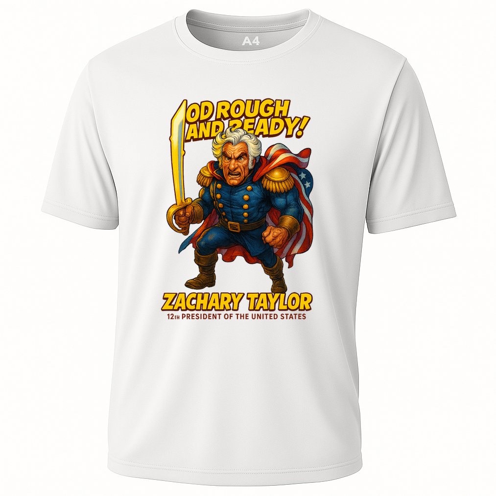 The Presidential Chronicles Zachary Taylor Cooling Performance Crew T-Shirt