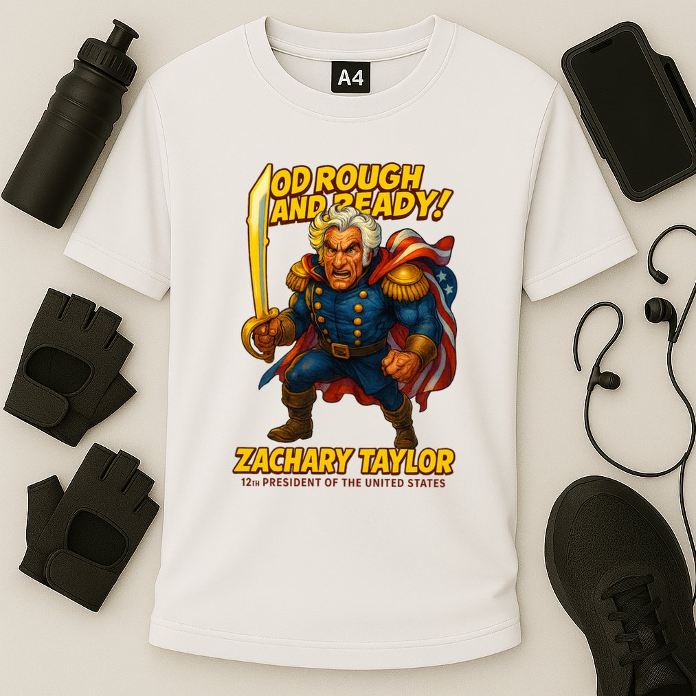 The Presidential Chronicles Zachary Taylor Cooling Performance Crew T-Shirt