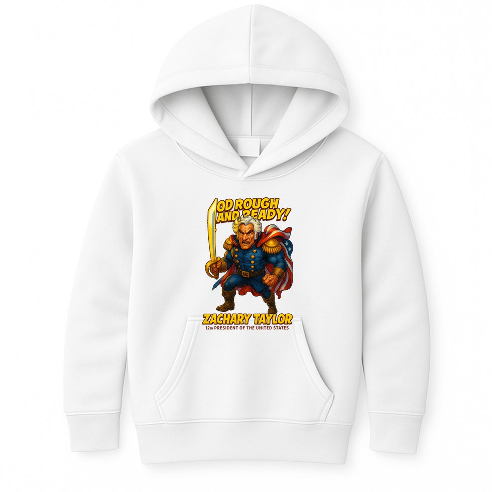 The Presidential Chronicles Zachary Taylor Kids Hoodie