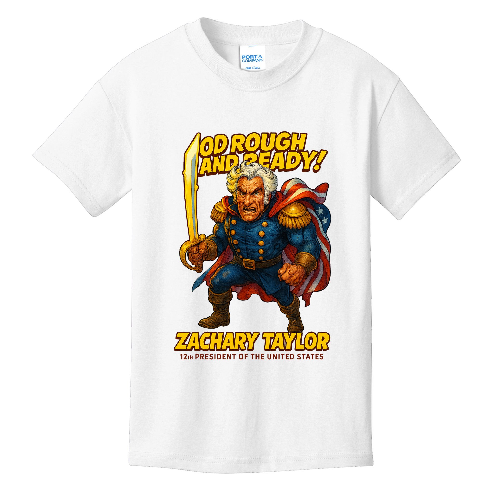 The Presidential Chronicles Zachary Taylor Kids T-Shirt