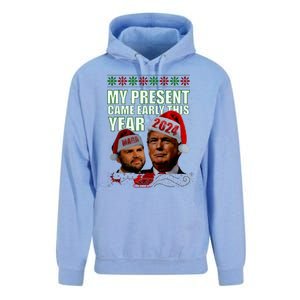 Trump Present Came Early This Year 2024 Unisex Surf Hoodie