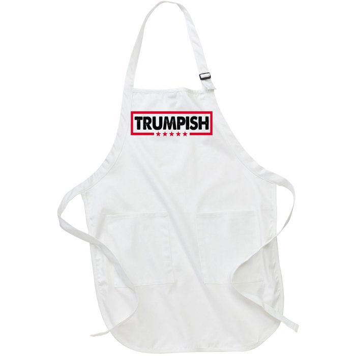 Trumpish Pro Donald Trump Republican Full-Length Apron With Pockets