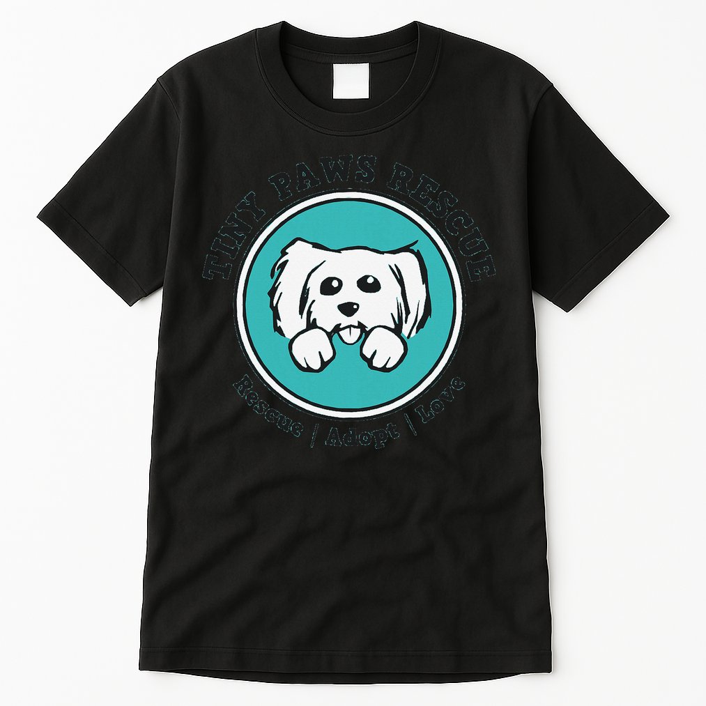 Tiny Paws Dog Logo Tall T-Shirt