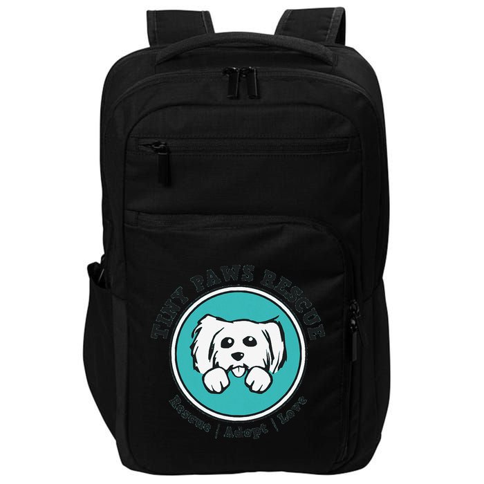 Tiny Paws Dog Logo Impact Tech Backpack