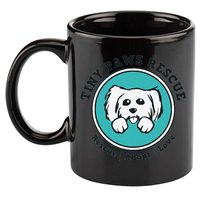Tiny Paws Dog Logo 11oz C Handle Ceramic Mug