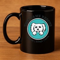 Tiny Paws Dog Logo 11oz C Handle Ceramic Mug