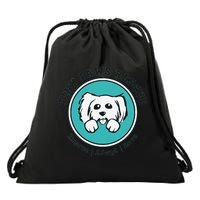 Tiny Paws Dog Logo Drawstring Bag