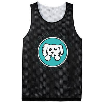 Tiny Paws Dog Logo Mesh Reversible Basketball Jersey Tank