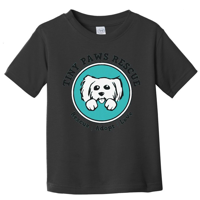 Tiny Paws Dog Logo Toddler T-Shirt