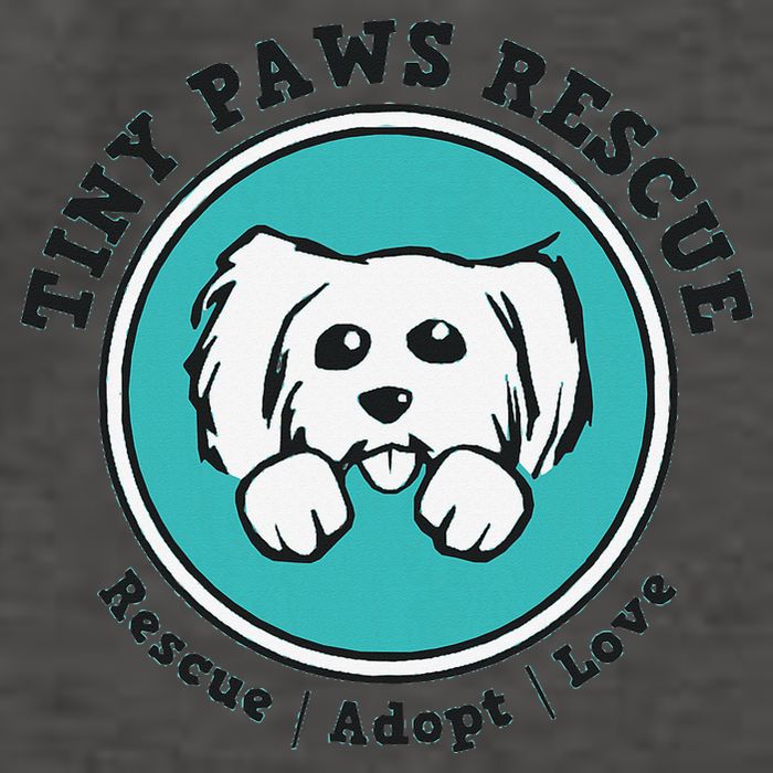 Tiny Paws Dog Logo Vector Backpack